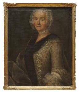 BECKER Per,Porträtt av Dorothea Marqvardt,Uppsala Auction SE 2015-02-17
