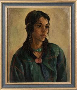 Becker Richard 1888-1956,Bildnis einer 'Zigeunerin,1920,DAWO Auktionen DE 2022-03-11