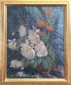 BECKER TEMPELBURG Franz 1876,STILL LIFE WITH FLOWERS,Clark Cierlak Fine Arts US 2020-05-02