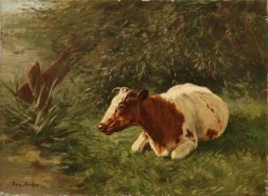 BECKERS FRANS 1898-1983,Resting cow,Twents Veilinghuis NL 2018-10-12
