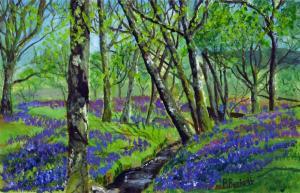 BECKETT Bernadette,Bluebells in Woodland Grove,Gormleys Art Auctions GB 2024-04-09