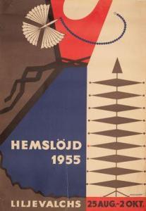 BECKMANN Anders 1907-1967,Hemslöjd 1955 (Artisanat 1955),Neret-Minet FR 2021-07-06