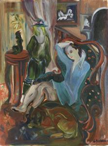 BECKMANN Babette 1920-2021,Im Atelier.,1980,Ketterer DE 2011-05-07