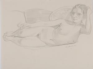 BECKMANN Max 1884-1950,female nude,1921,Ripley Auctions US 2024-03-30