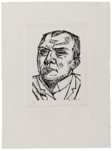 BECKMANN Max 1884-1950,Selbstbildnis (Self-Portrait),1922,Christie's GB 2024-04-16