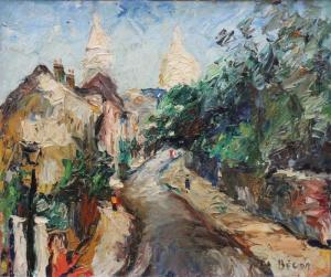 BECON Yves 1907-2004,Montmartre,Le Havre encheres FR 2017-12-10