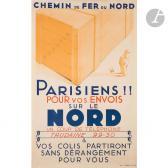 BECQUET Henry Jean 1812-1855,Chemin de fer du Nord - Parisiens !! Pour vos envo,Ader FR 2023-10-12