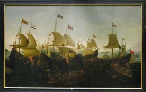 BECX Johannes 1630-1700,Bataille Navale de Lowestoft,VanDerKindere BE 2019-09-10