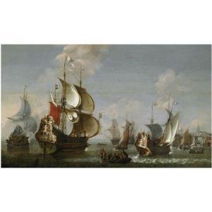 BECX Johannes 1630-1700,THE DUTCH FLAGSHIP THE 'SEVEN PROVINCES' AND OTHER,Sotheby's GB 2010-11-30