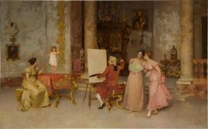 BEDA Francesco 1840-1900,The Little Model,Sotheby's GB 2021-10-25