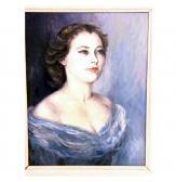 BEDFORD Hermione,Waist portrait of a lady at Hurlingham,1953,Jim Railton GB 2009-07-17