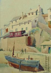 BEDFORD Oliver 1902-1977,A Cornish Harbour Scene,John Nicholson GB 2016-03-09