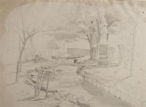 BEDOICH Havranek 1821-1899,The Brook in the Village,Palais Dorotheum AT 2016-09-24