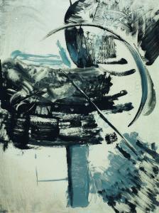 BEDRI Baykam 1957,Abstract Composition,1981,Alif Art TR 2017-05-13