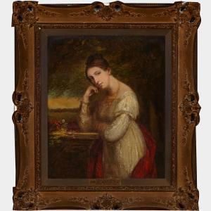 BEECHEY William 1753-1839,PORTRAIT OF A LADY IN A LANDSCAPE,Waddington's CA 2014-07-10