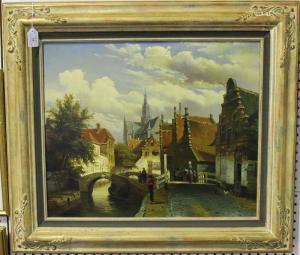 BEEKMAN,Beekman - Bruges Canal Scene,Tooveys Auction GB 2017-01-25