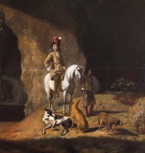 BEELDEMAKER Adriaen Cornelisz 1625-1701,Cacciatore a cavallo,Wannenes Art Auctions IT 2020-09-24