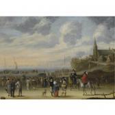 BEELT Cornelis,A VIEW OF THE BEACH OF SCHEVENINGEN, POSSIBLY THE ,1659,Sotheby's 2008-05-07