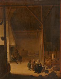 BEELT Cornelis 1640-1702,Kitchen Interior with Figures,1677,Lempertz DE 2022-05-21