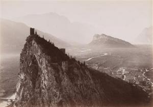BEER Alois 1840-1916,Tyrol: Arco castle rocks,1905,Palais Dorotheum AT 2017-06-14