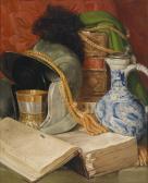 BEER Ferdinand 1840-1856,Still Life with Folio and Helmet,Palais Dorotheum AT 2013-03-13