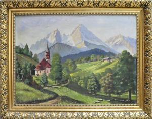 BEER George 1881-1951,Gebirgslandschaft,Reiner Dannenberg DE 2012-09-17