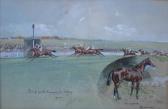 BEER John 1860-1930,Finish for the Cesarewitch Stakes 1904,Moore Allen & Innocent GB 2010-10-22