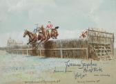BEER John 1860-1930,The Middlesex Steeple-chase, Hurst Park; TheGrand ,Bonhams GB 2010-06-09
