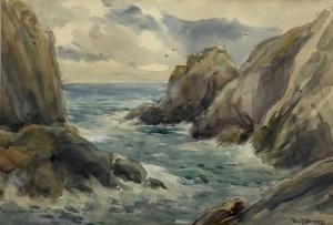 BEER Sidney James 1875-1952,Mullion Gully,David Lay GB 2022-11-03