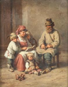 BEER Wilhelm Amandeus 1837-1907,A family group,1893,Bonhams GB 2021-11-10
