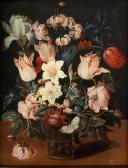 BEERT Osias I 1580-1624,Tulips, narcissi, an iris and other flowers in a g,Bonhams GB 2022-07-06