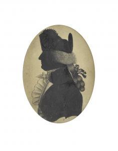 BEETHAM Isabella 1753-1825,A bust-length silhouette of an Officer,Bonhams GB 2014-11-19