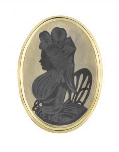 BEETHAM Isabella 1753-1825,A half-length silhouette of a seated Lady,Bonhams GB 2014-11-19