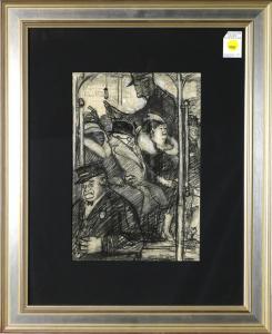 BEETZ Carl Hugo 1911-1974,On the Bus,Clars Auction Gallery US 2019-11-16