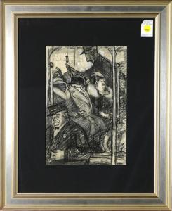 BEETZ Carl Hugo 1911-1974,On the Bus,Clars Auction Gallery US 2019-12-14