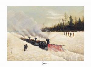 BEEVOR A.F 1880-1889,The snow plough train,Christie's GB 2015-04-01