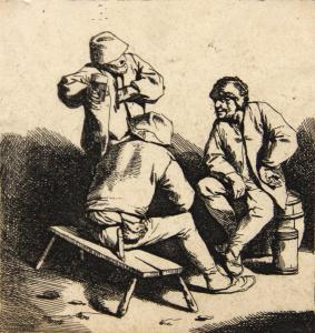 BEGA Cornelis Pietersz 1631-1664,The Three Drinkers,Bonhams GB 2012-10-14