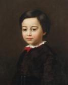 BEGAS Adalbert Franz Eugen 1836-1888,Portræt af en dreng,1865,Bruun Rasmussen DK 2016-12-19