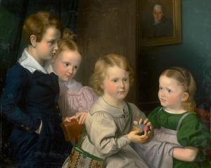 BEGAS Karl Joseph 1794-1854,Die Kinder des Bonner Unternehmers Peter Josep,1835-37,Galerie Bassenge 2020-11-25