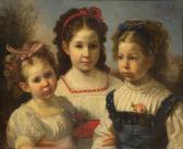 BEGAS Karl Joseph 1794-1854,Sisters,1818,Clars Auction Gallery US 2019-01-20