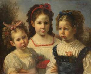BEGAS Karl Joseph 1794-1854,Sisters,1818,Clars Auction Gallery US 2019-04-13