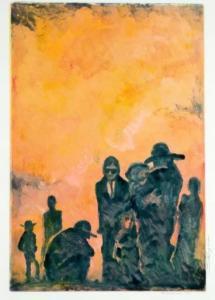 BEGAY Shonto 1954,The Mourners,1997,Santa Fe Art Auction US 2022-03-12