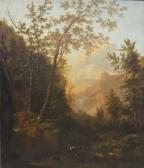 BEGEYN Abraham Jansz.,arkadische Landschaft mit Waldlichtung, im Vorderg,1660,Georg Rehm 2020-05-14