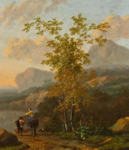 BEGEYN Abraham Jansz.,Southern landscape with shepherds by a river,Galerie Koller 2024-03-22