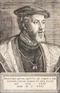 BEHAM Barthel 1502-1540,Portrait of Charles V,1531,Skinner US 2023-09-21