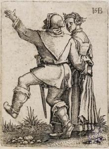 BEHAM Hans Sebald 1500-1550,Corteo nuziale: Coppia diretta asinistra,Finarte IT 2008-12-11