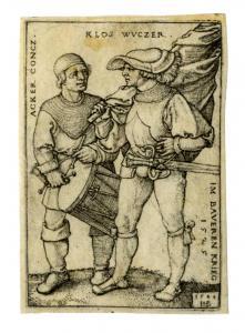 BEHAM Hans Sebald 1500-1550,Il tamburino e l'alfiere,1544,Gonnelli IT 2023-11-28