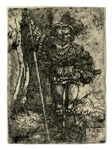 BEHAM Hans Sebald 1500-1550,Lanzichenecco,1520,Gonnelli IT 2023-11-28