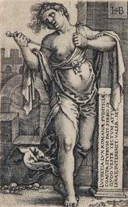 BEHAM Hans Sebald 1500-1550,Lucretia,Arnold DE 2009-11-21