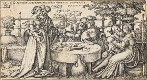 BEHAM Hans Sebald 1500-1550,The Parable of the Prodigal Son,1540,Swann Galleries US 2024-04-18